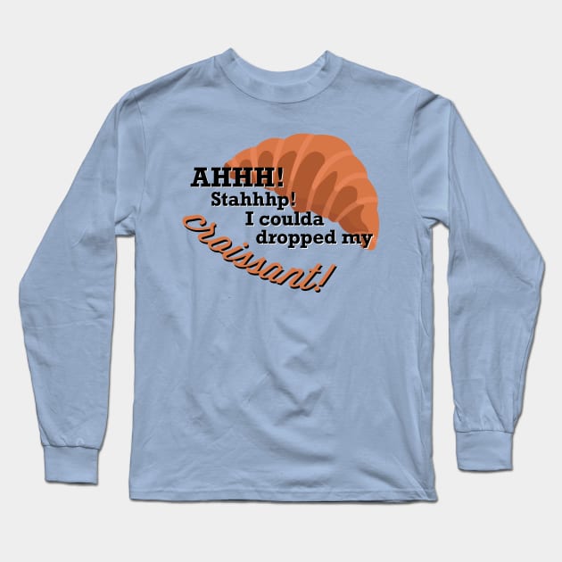 Croissant Long Sleeve T-Shirt by arlingjd